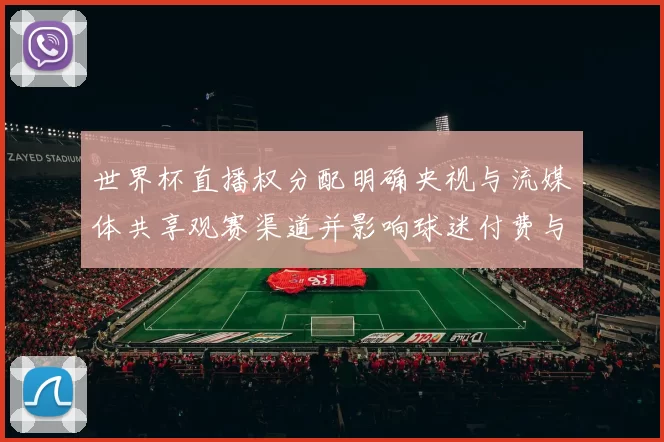 世界杯直播权分配明确央视与流媒体共享观赛渠道并影响球迷付费与观看选择