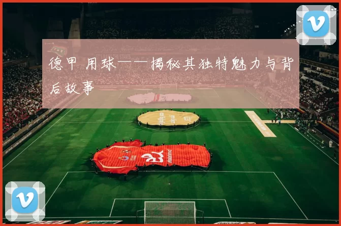 德甲 用球——揭秘其独特魅力与背后故事